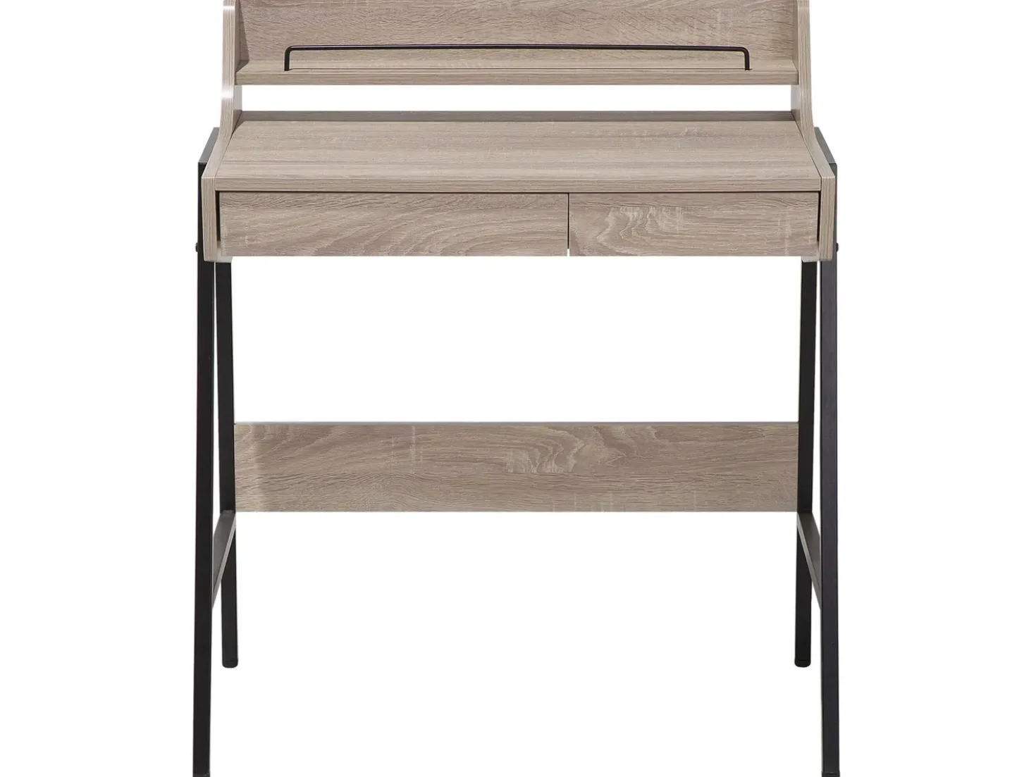 Scrivania BROXTON Marrone chiaro 77 cm 46 cm con Cassetti