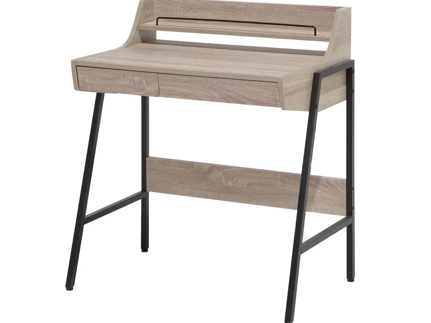 Scrivania BROXTON Marrone chiaro 77 cm 46 cm con Cassetti