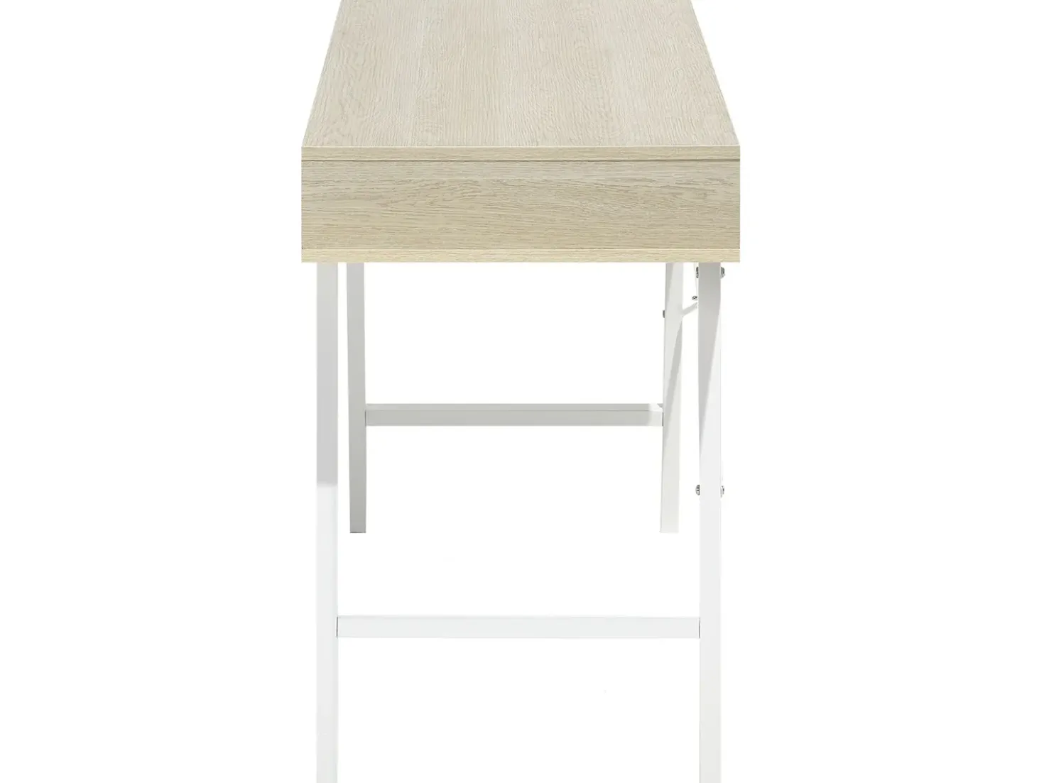 Scrivania CLARITA Marrone chiaro 120 cm 48 cm con Cassetti