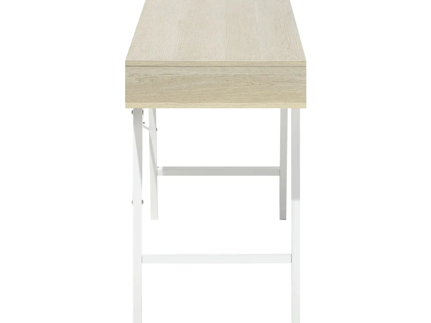 Scrivania CLARITA Marrone chiaro 120 cm 48 cm con Cassetti