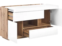 Scrivania Credenza a 2 ante GORAN Bianco
