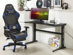 Scrivania da gaming DEXTER Nero 120 cm 60 cm LED RGB