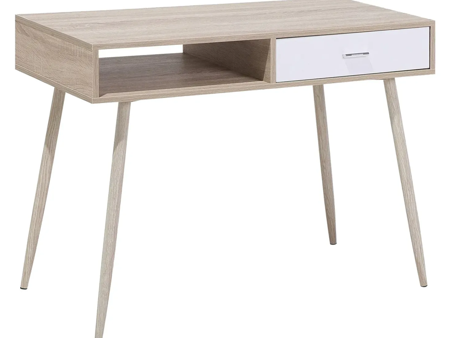 Scrivania DEORA Marrone chiaro 100 cm 48 cm con Cassetti