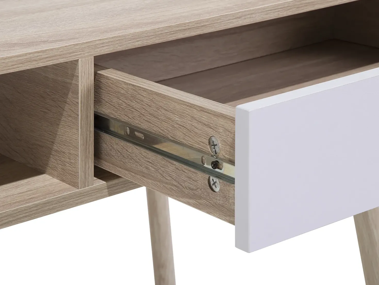 Scrivania DEORA Marrone chiaro 100 cm 48 cm con Cassetti