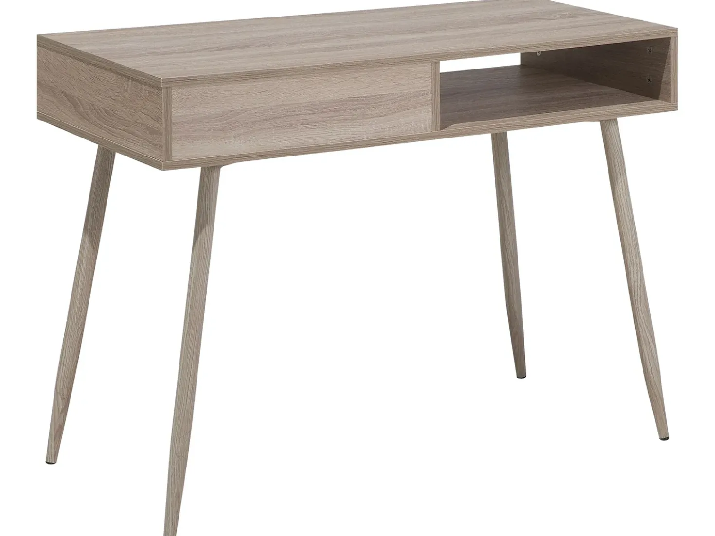 Scrivania DEORA Marrone chiaro 100 cm 48 cm con Cassetti