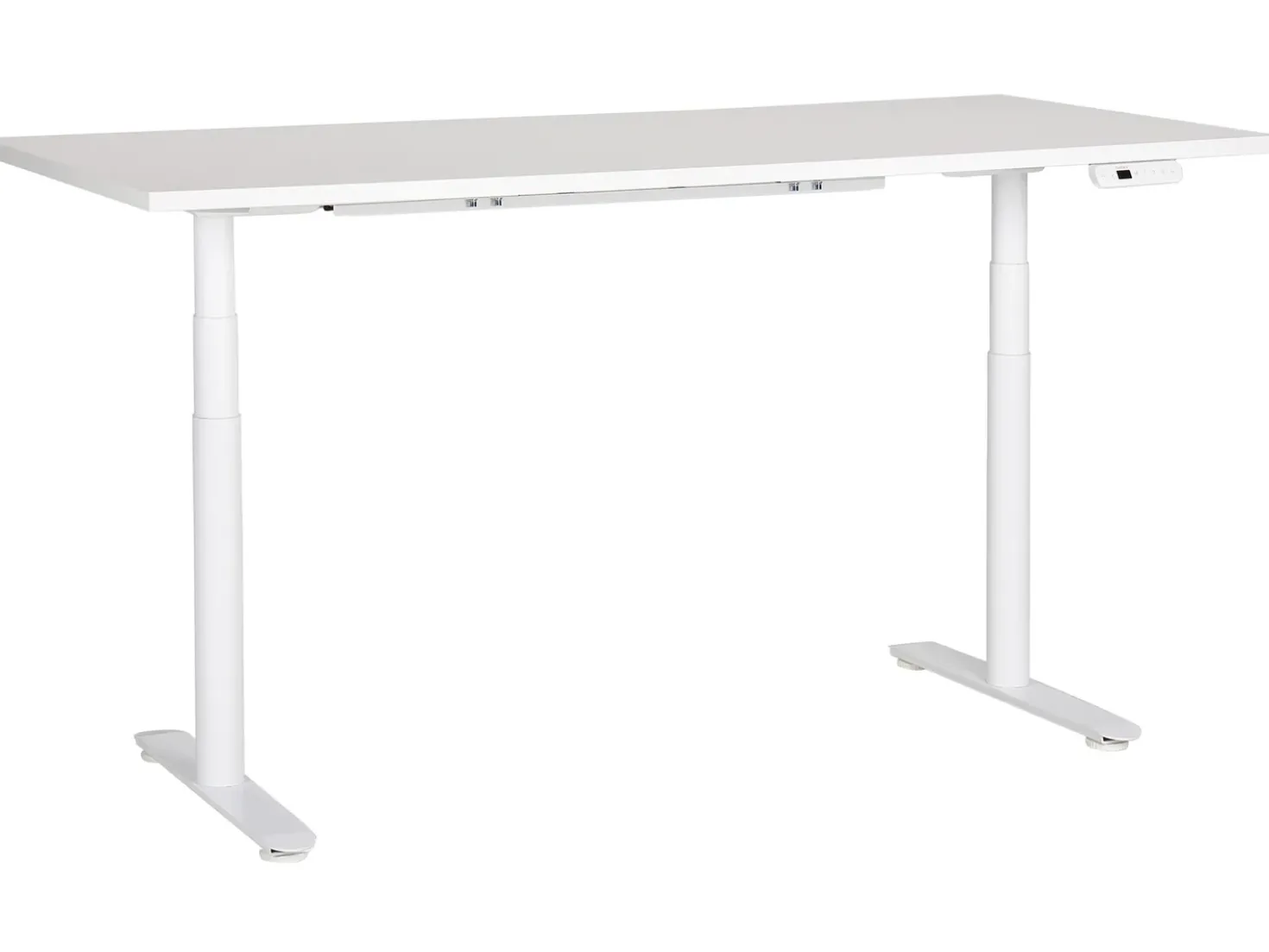 Scrivania elettrica regolabile in altezza DESTINAS Bianco 180 cm 80 cm