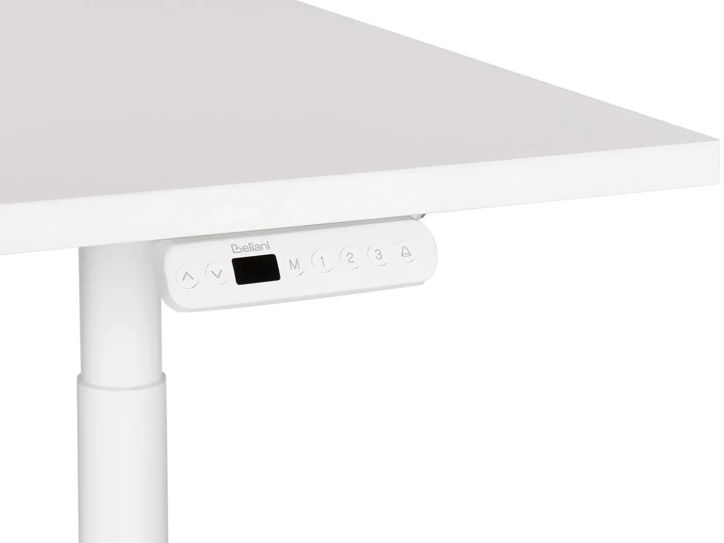 Scrivania elettrica regolabile in altezza DESTINAS Bianco 180 cm 80 cm