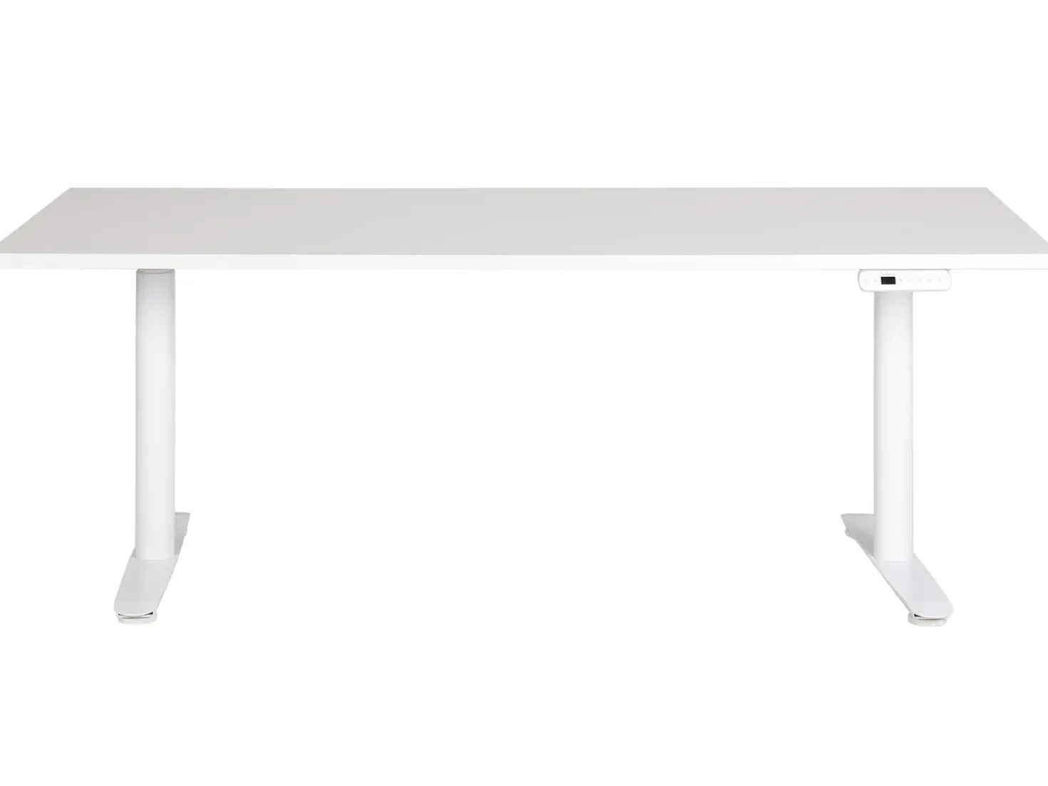 Scrivania elettrica regolabile in altezza DESTINAS Bianco 180 cm 80 cm