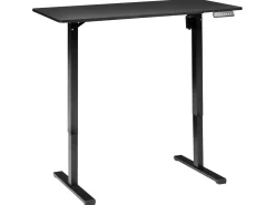 Scrivania elettrica regolabile in altezza TAVARES Nero 120 cm 60 cm