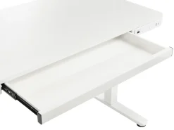 Scrivania elettrica regolabile in altezza PENLY Bianco 120 cm 60 cm con porta USB