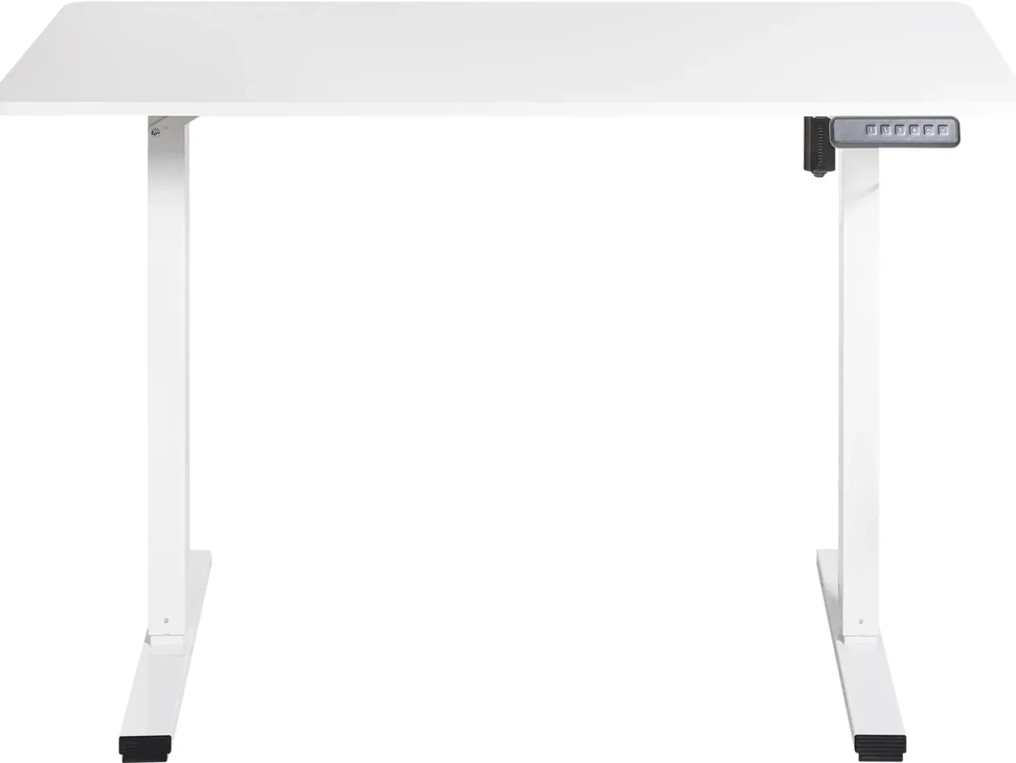 Scrivania elettrica regolabile in altezza TAVARES Bianco 120 cm 60 cm