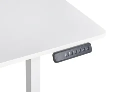 Scrivania elettrica regolabile in altezza TAVARES Bianco 120 cm 60 cm