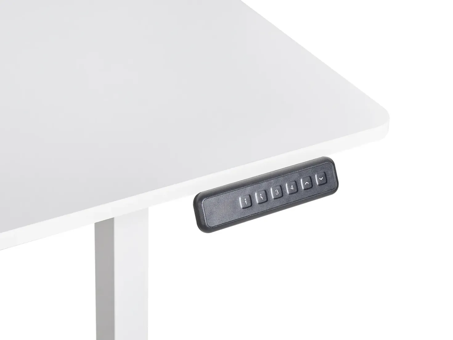 Scrivania elettrica regolabile in altezza TAVARES Bianco 120 cm 60 cm