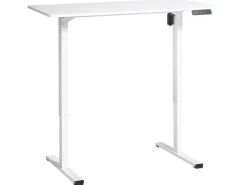 Scrivania elettrica regolabile in altezza TAVARES Bianco 120 cm 60 cm