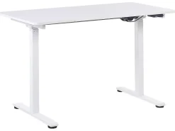 Scrivania elettrica regolabile in altezza GRIFTON Bianco 120 cm 60 cm