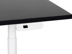 Scrivania elettrica regolabile in altezza DESTINAS Nero/Bianco 180 cm 80 cm