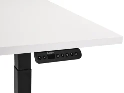 Scrivania elettrica regolabile in altezza DESTINES Bianco/Nero 180 cm 80 cm