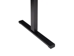 Scrivania elettrica regolabile in altezza TAVARES Marrone/Nero 120 cm 60 cm