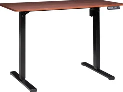 Scrivania elettrica regolabile in altezza TAVARES Marrone/Nero 120 cm 60 cm