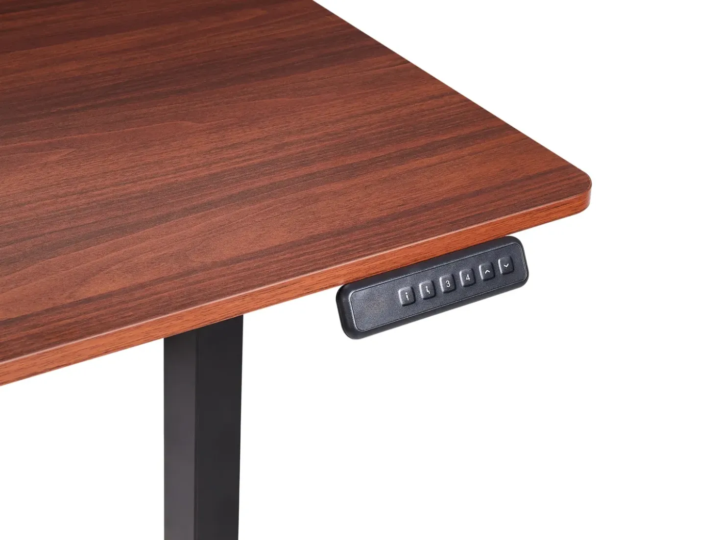 Scrivania elettrica regolabile in altezza TAVARES Marrone/Nero 120 cm 60 cm