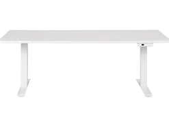 Scrivania elettrica regolabile in altezza DESTINES Bianco 180 cm 80 cm