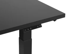 Scrivania elettrica regolabile in altezza DESTIN II Nero 160 cm 72 cm