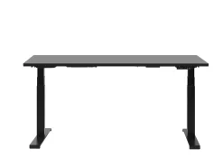 Scrivania elettrica regolabile in altezza DESTIN II Nero 160 cm 72 cm