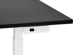 Scrivania elettrica regolabile in altezza DESTINES Nero/Bianco 180 cm 80 cm