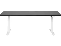 Scrivania elettrica regolabile in altezza DESTINES Nero/Bianco 180 cm 80 cm