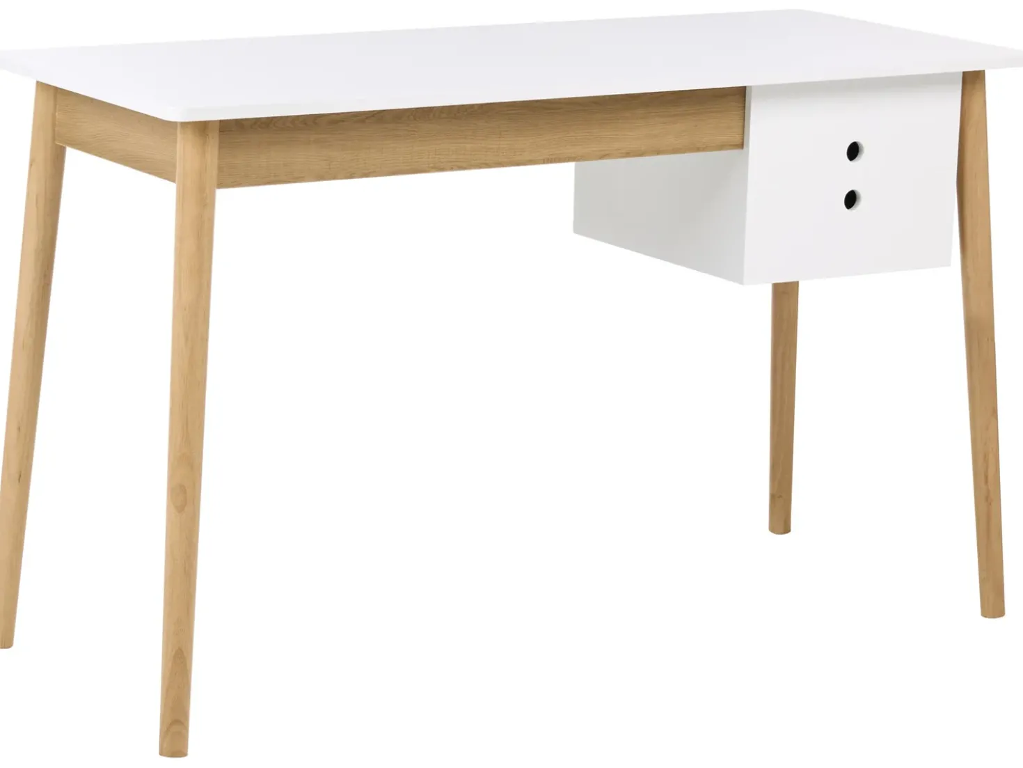 Scrivania FENESTRA Marrone chiaro/Bianco 120 cm 50 cm