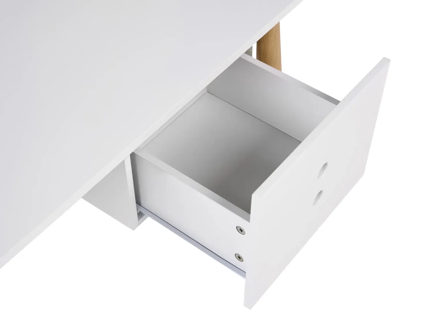 Scrivania FENESTRA Marrone chiaro/Bianco 120 cm 50 cm