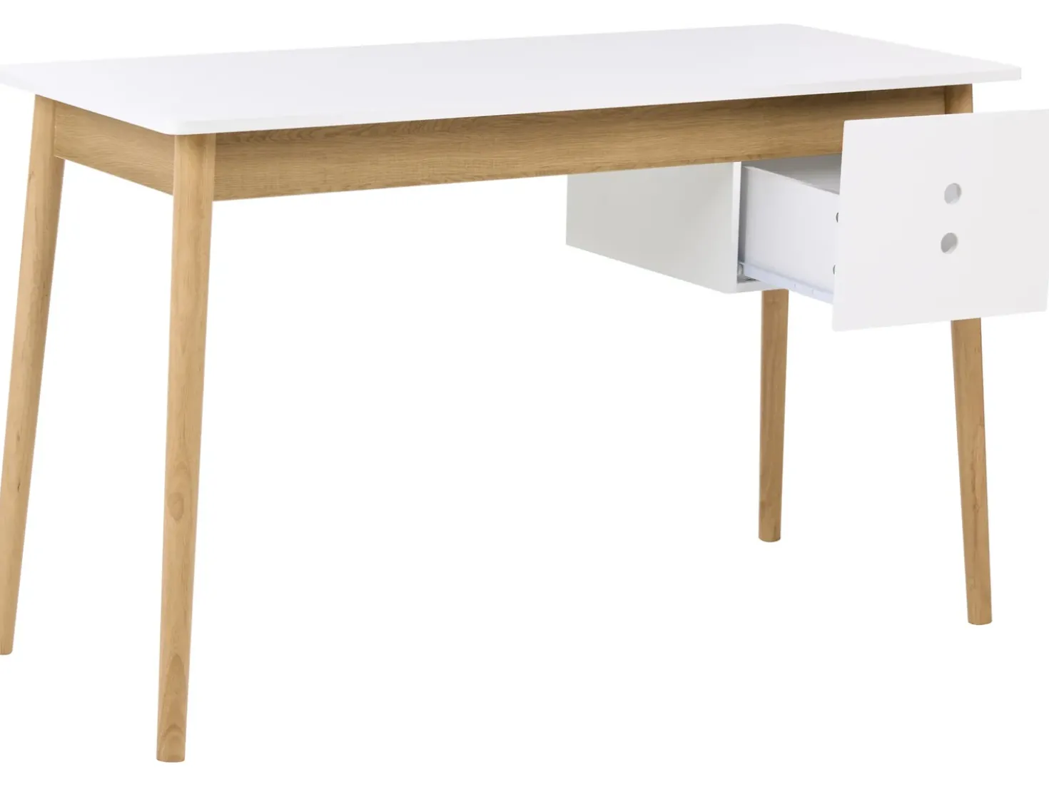 Scrivania FENESTRA Marrone chiaro/Bianco 120 cm 50 cm