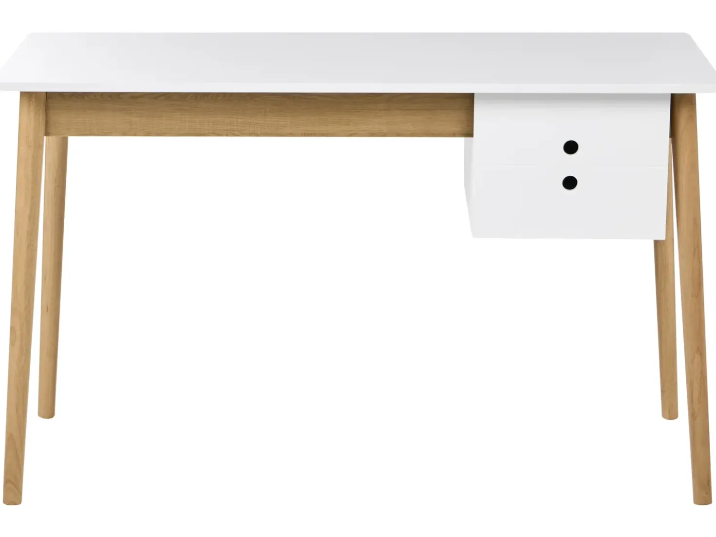 Scrivania FENESTRA Marrone chiaro/Bianco 120 cm 50 cm