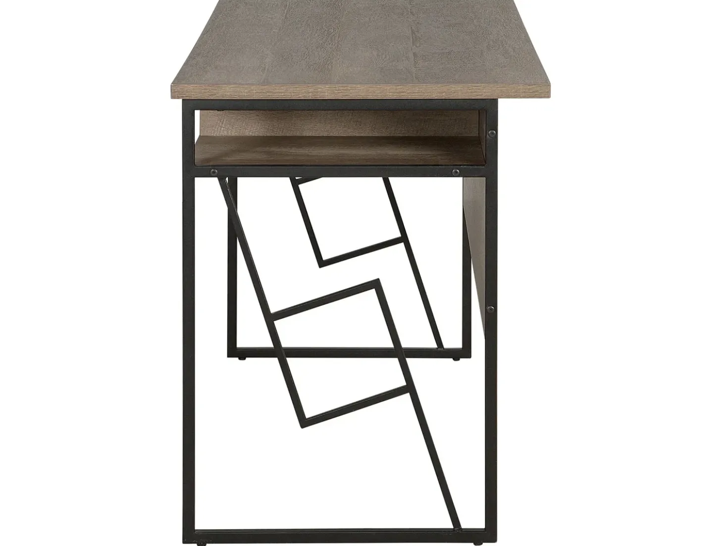 Scrivania FORRES Marrone/Nero 120 cm 60 cm