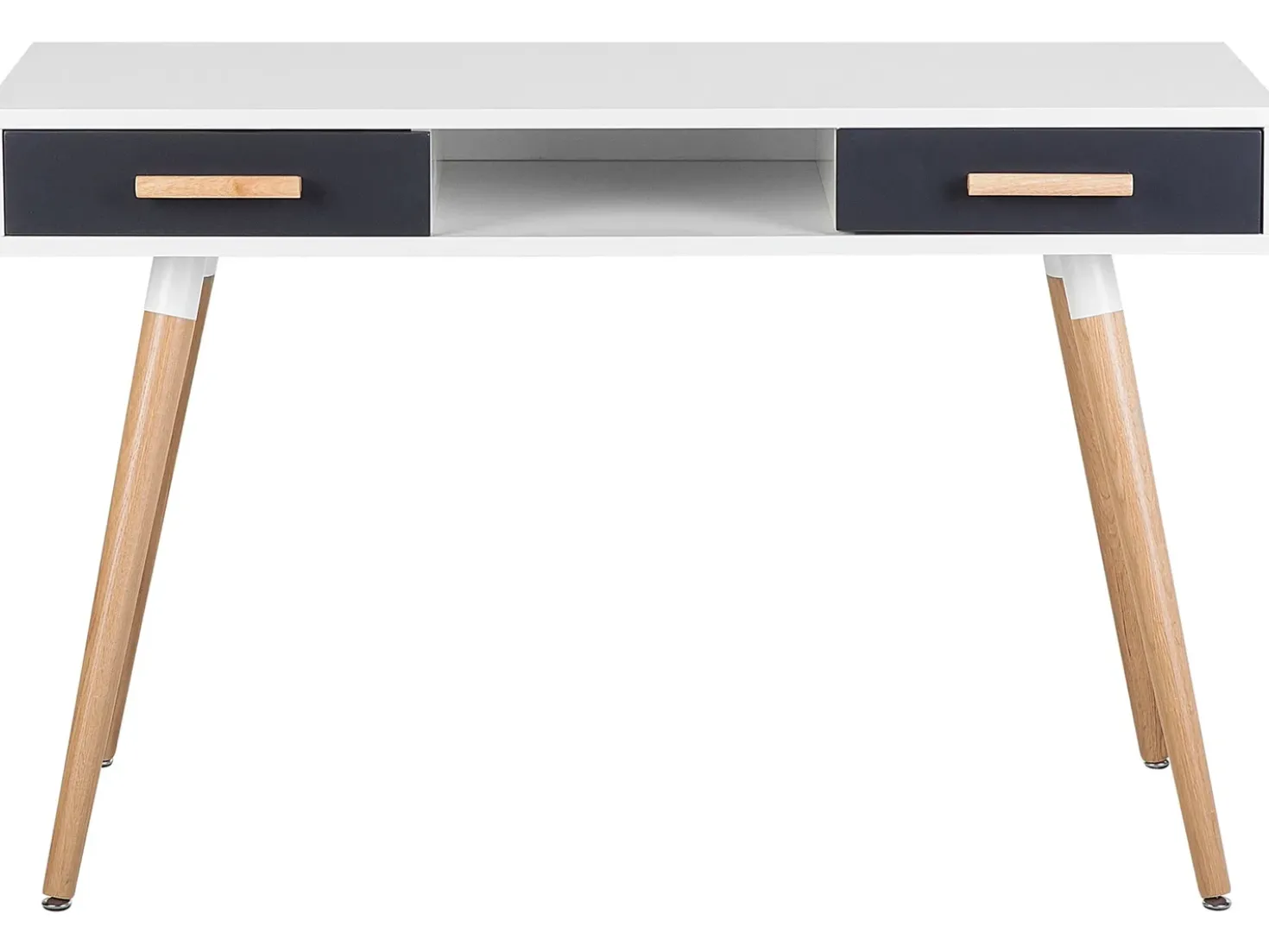 Scrivania FRISCO Grigio 120 cm 45 cm con Cassetti