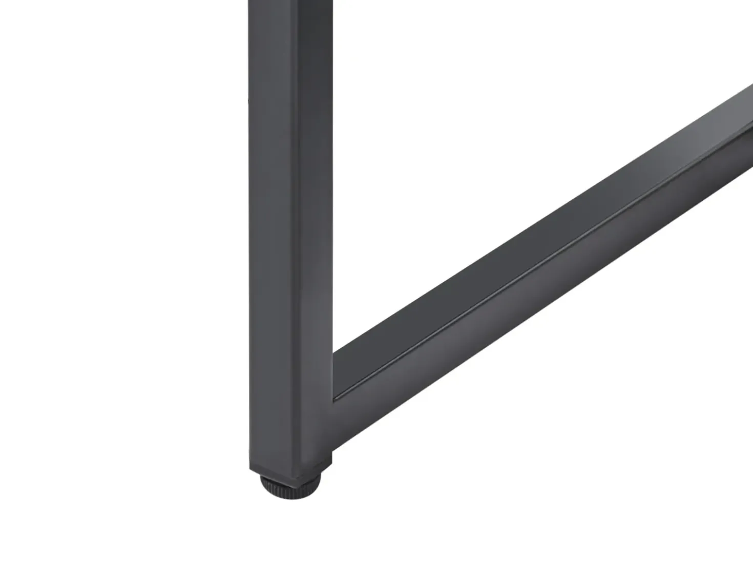 Scrivania HARJO Nero 100 cm 50 cm con contenitore
