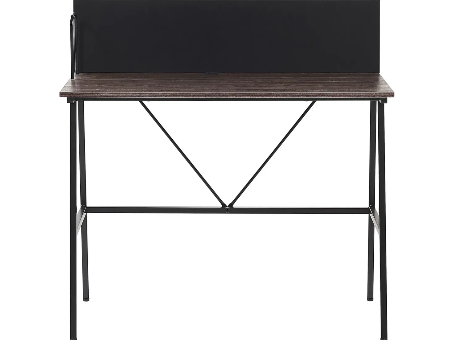 Scrivania HASTINGS Marrone/Nero 100 cm 52 cm