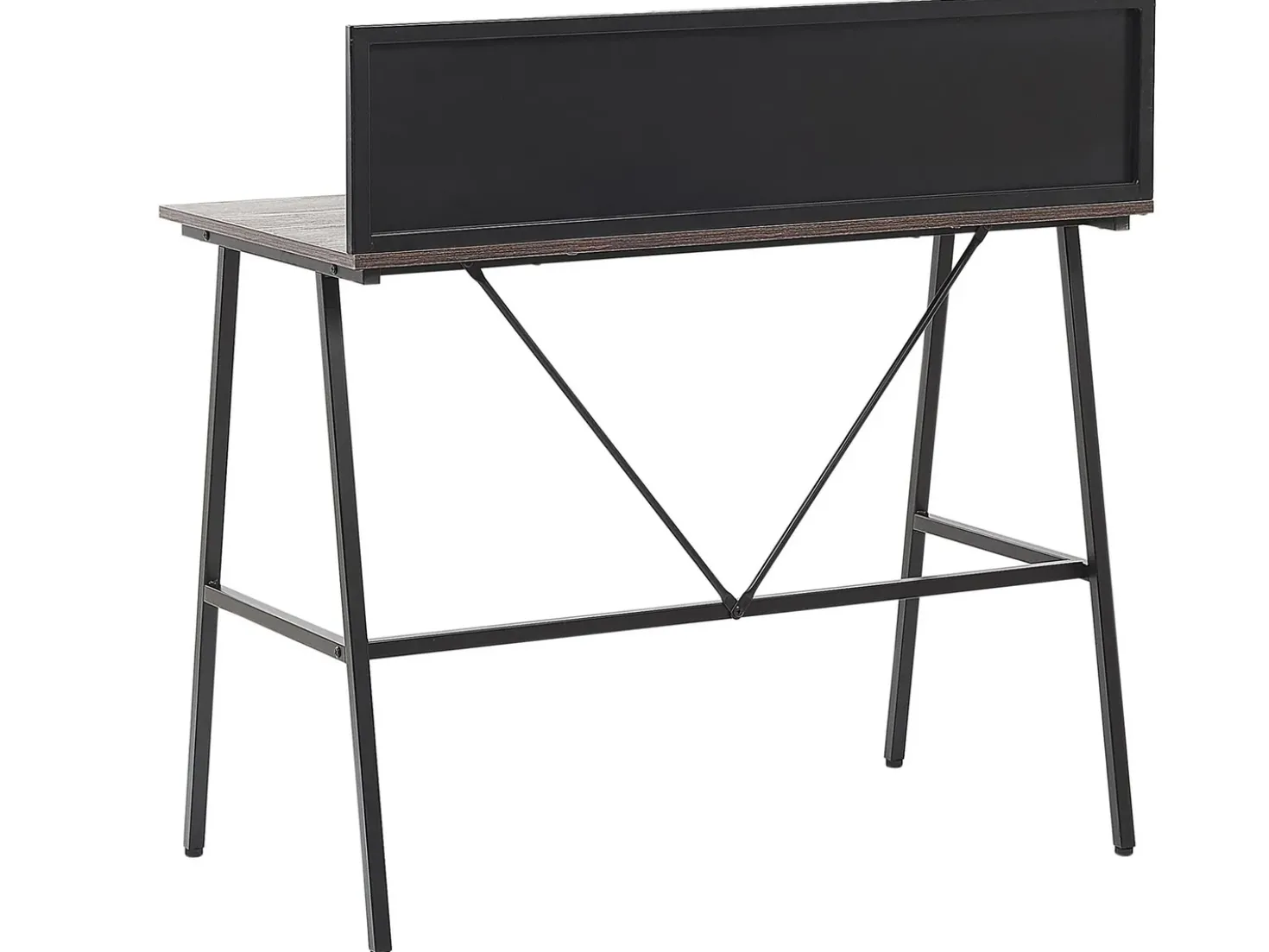 Scrivania HASTINGS Marrone/Nero 100 cm 52 cm