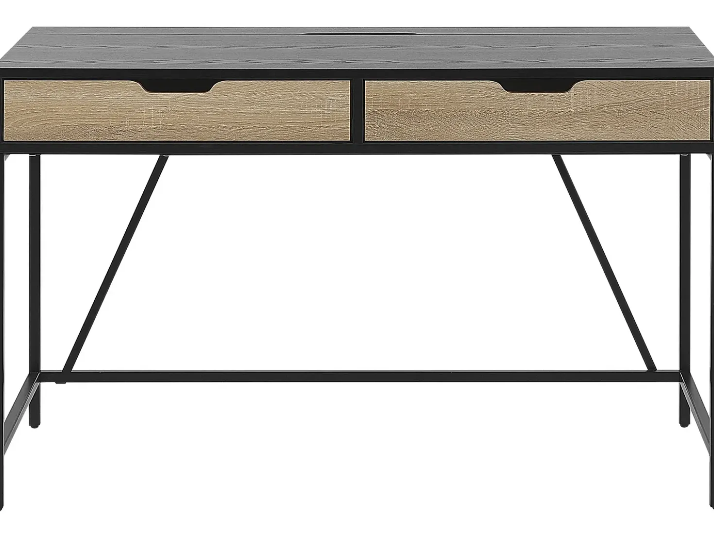 Scrivania JENA Nero 120 cm 60 cm con Cassetti