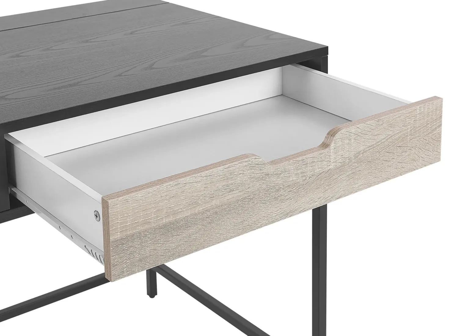 Scrivania JENA Nero 120 cm 60 cm con Cassetti
