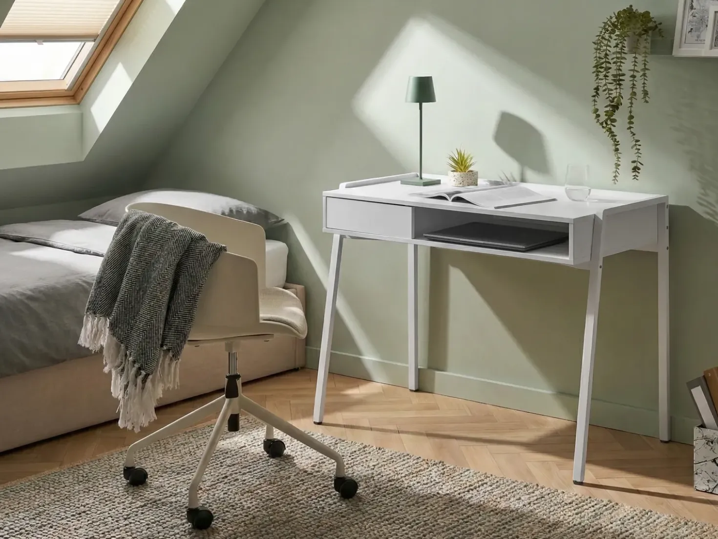 Scrivania KOFOTEN Bianco 107 cm 48 cm