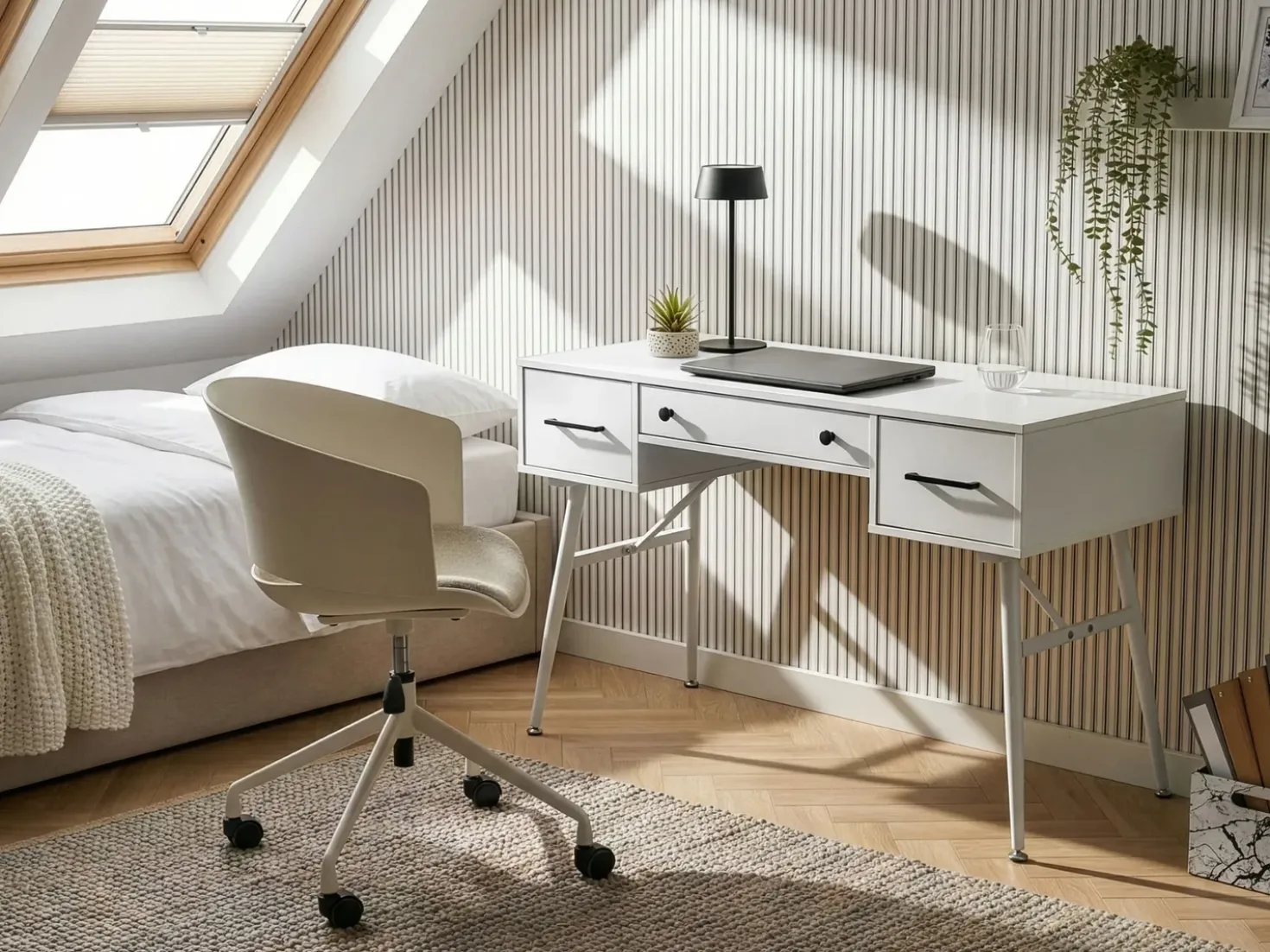 Scrivania MARFLA Bianco 120 cm 50 cm