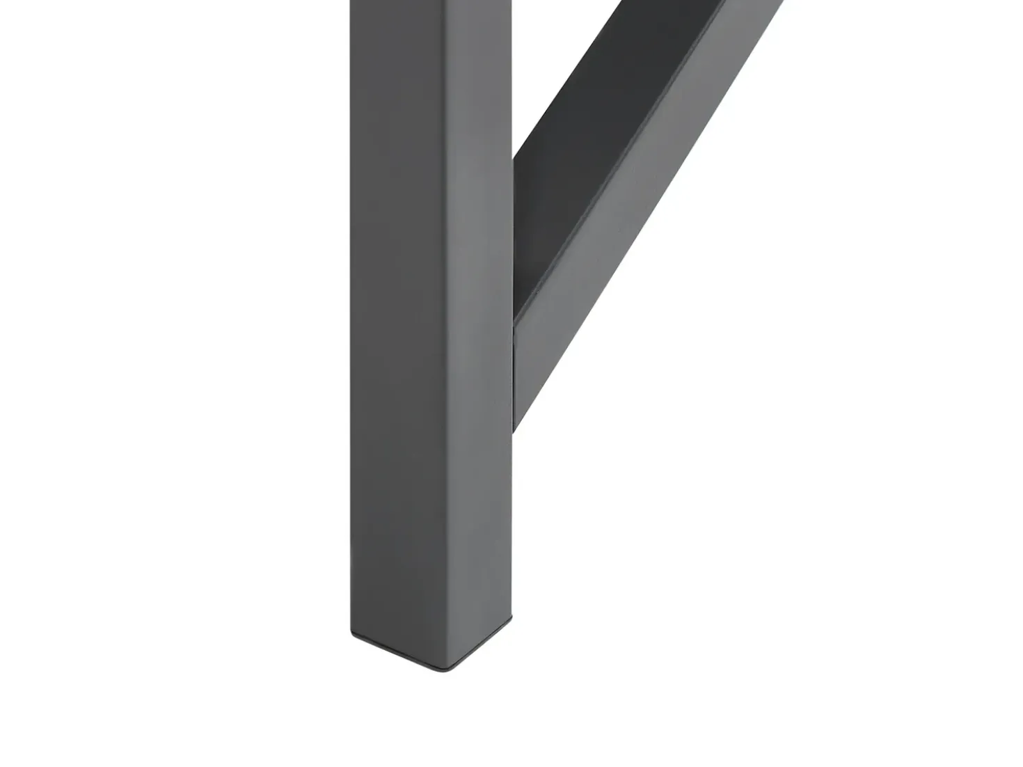 Scrivania MORITON Nero 117 cm 57 cm con contenitore