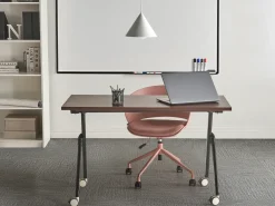 Scrivania pieghevole BENDI Marrone scuro 120 cm 60 cm