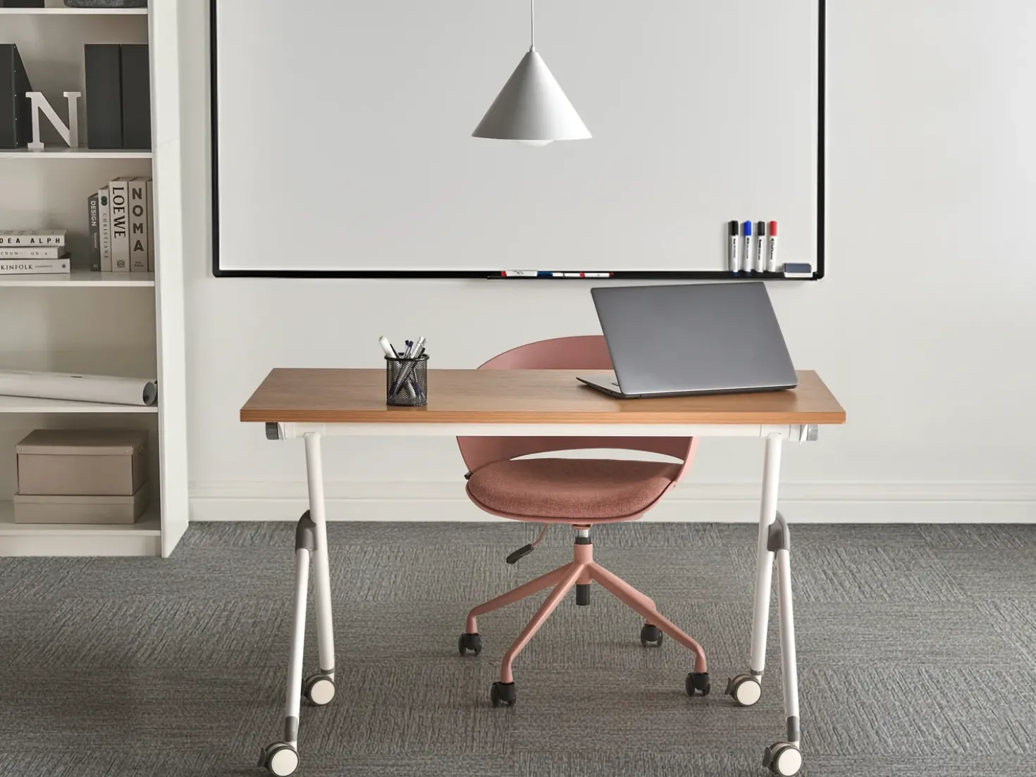 Scrivania pieghevole BENDI Marrone 120 cm 60 cm