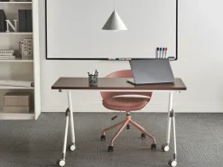 Scrivania pieghevole BENDI Marrone scuro 120 cm 60 cm