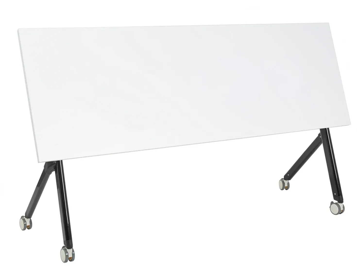 Scrivania pieghevole BENDI Bianco 180 cm 60 cm con ruote