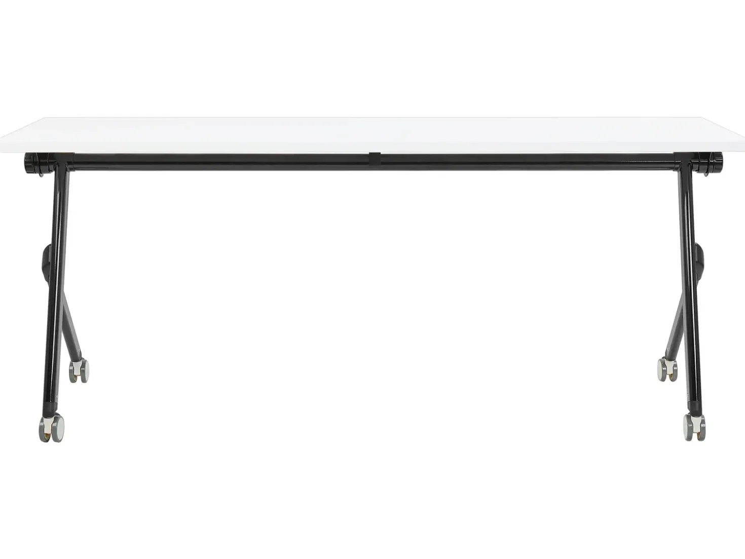 Scrivania pieghevole BENDI Bianco 180 cm 60 cm con ruote
