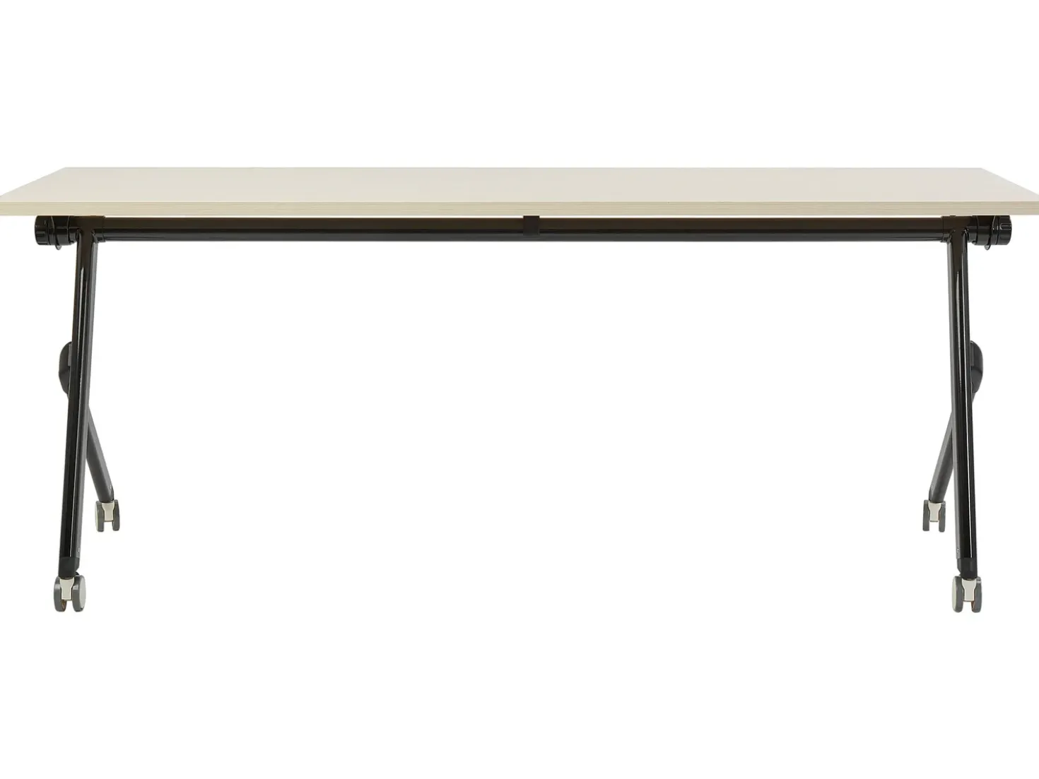 Scrivania pieghevole BENDI Marrone chiaro 180 cm 60 cm con ruote