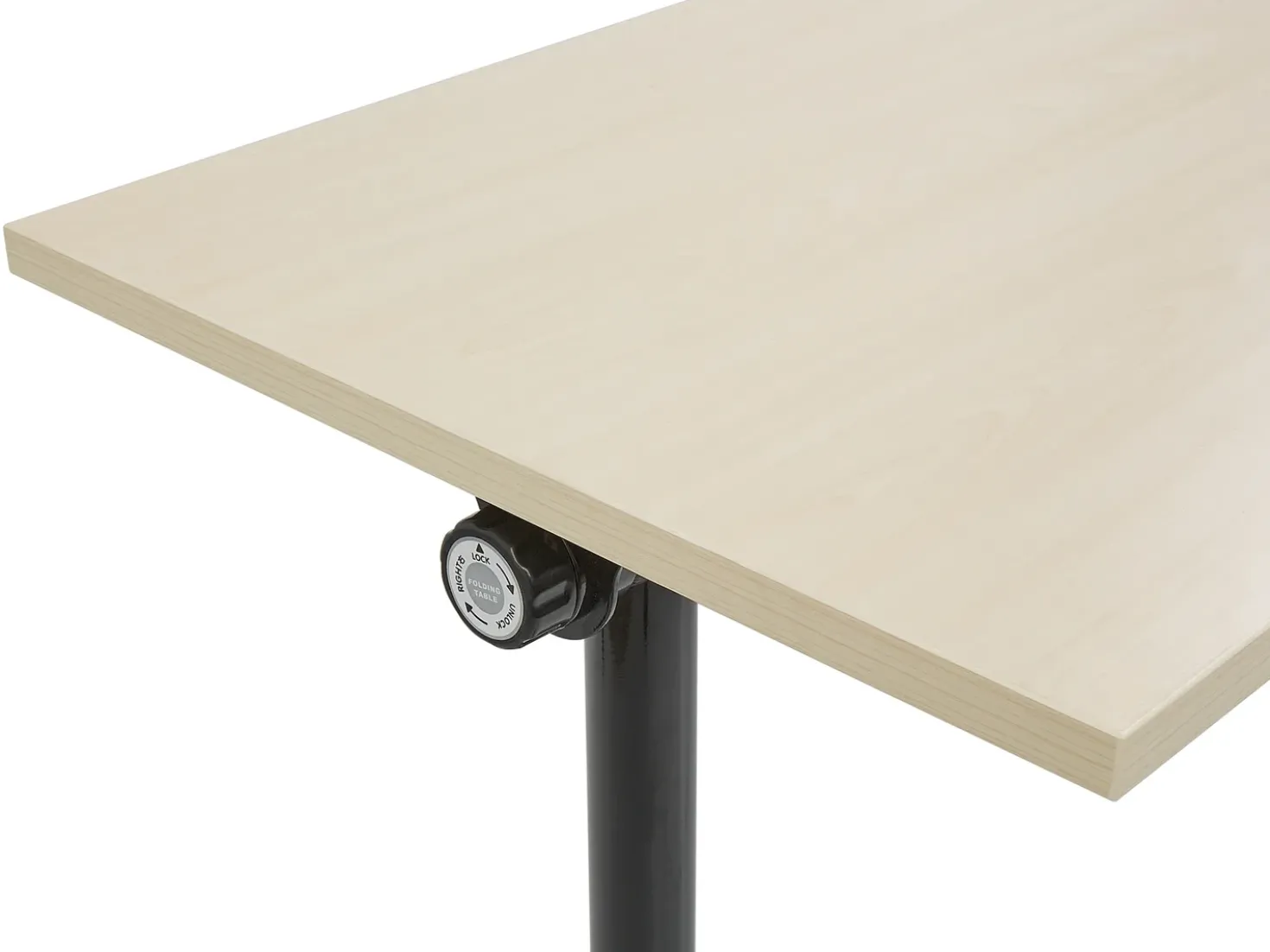 Scrivania pieghevole CAVI Marrone chiaro 180 cm 60 cm con ruote